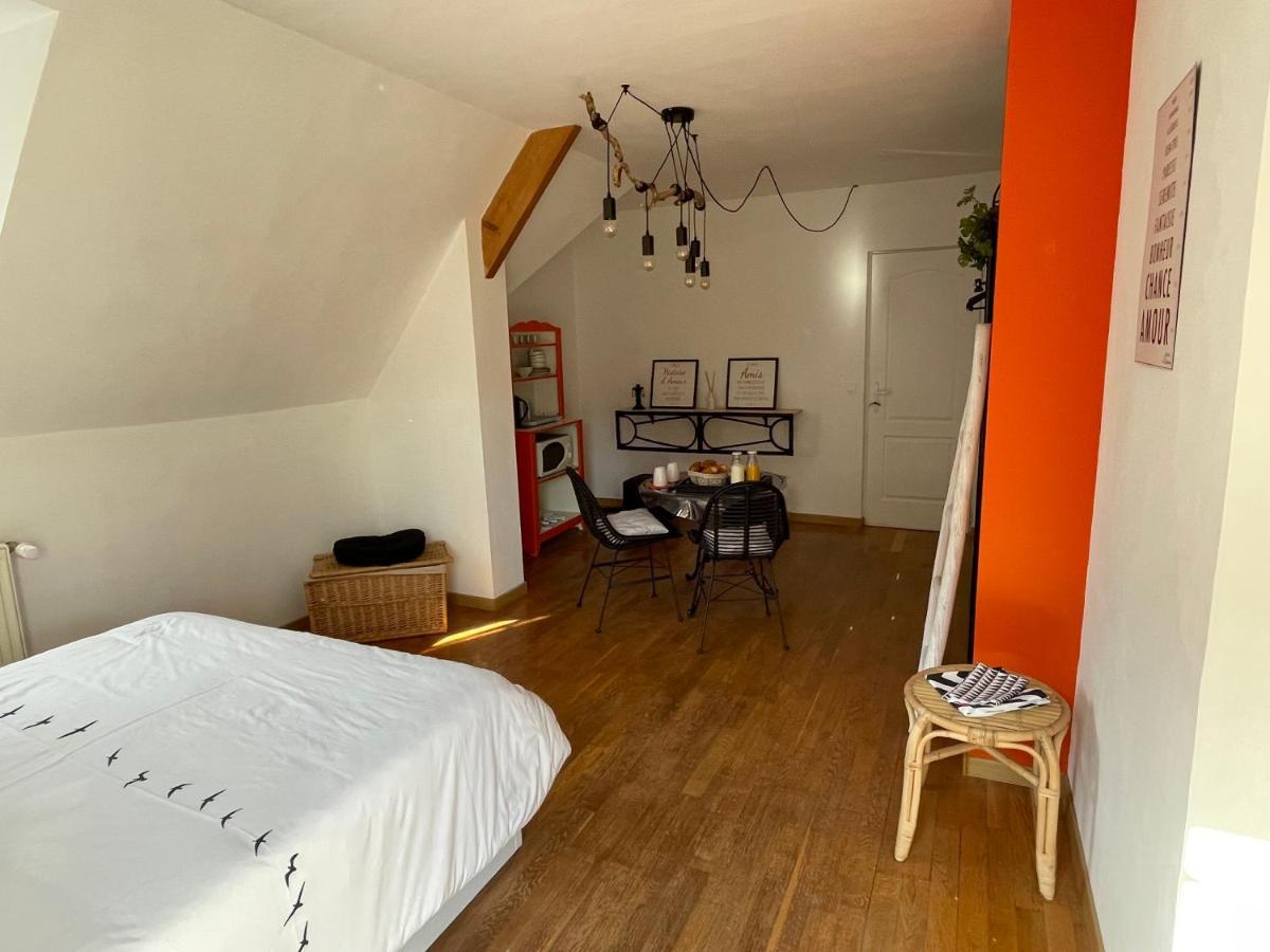 Belle Chambre Double Orange Tout Bonnement Bien Putot-en-Auge Exterior foto
