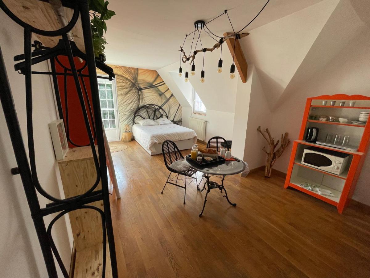 Belle Chambre Double Orange Tout Bonnement Bien Putot-en-Auge Exterior foto